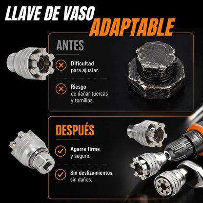 Herramienta Universal de Llave de Vaso Multifuncional