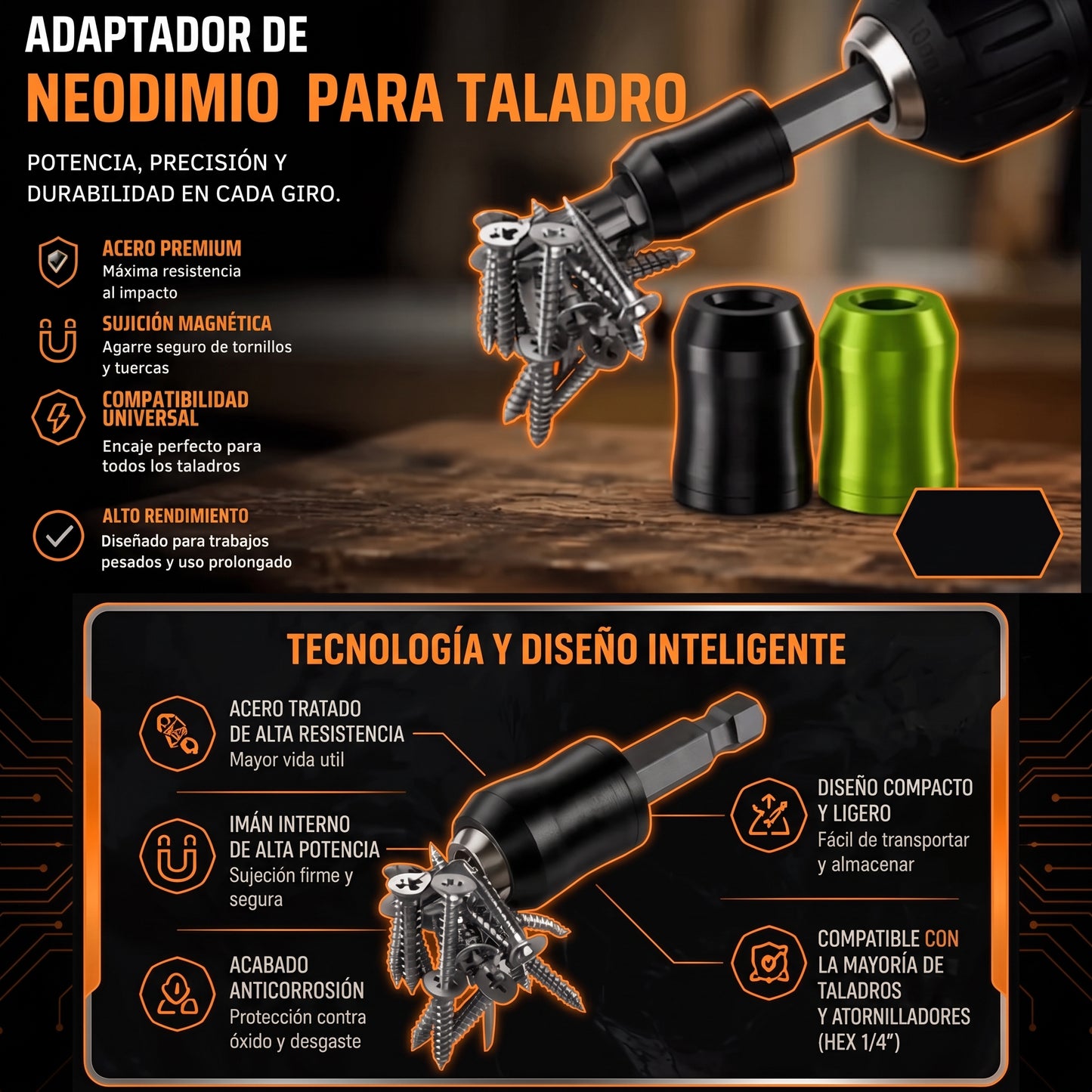 Soporte Magnetico de Neodimio Hyprotect